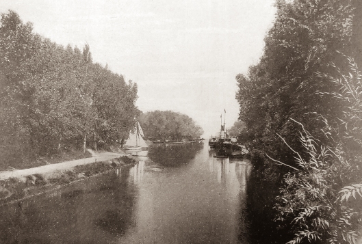1. ábra A Sió-csatorna 1898-ban